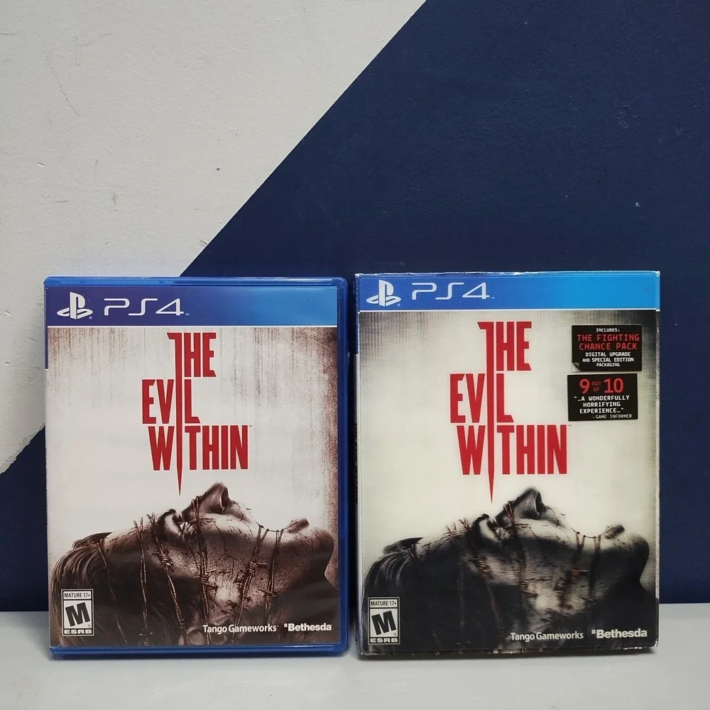 Lot of 4 PS4 Battleborn Until Dawn The Evil Within Resident Evil 7 Biohazard